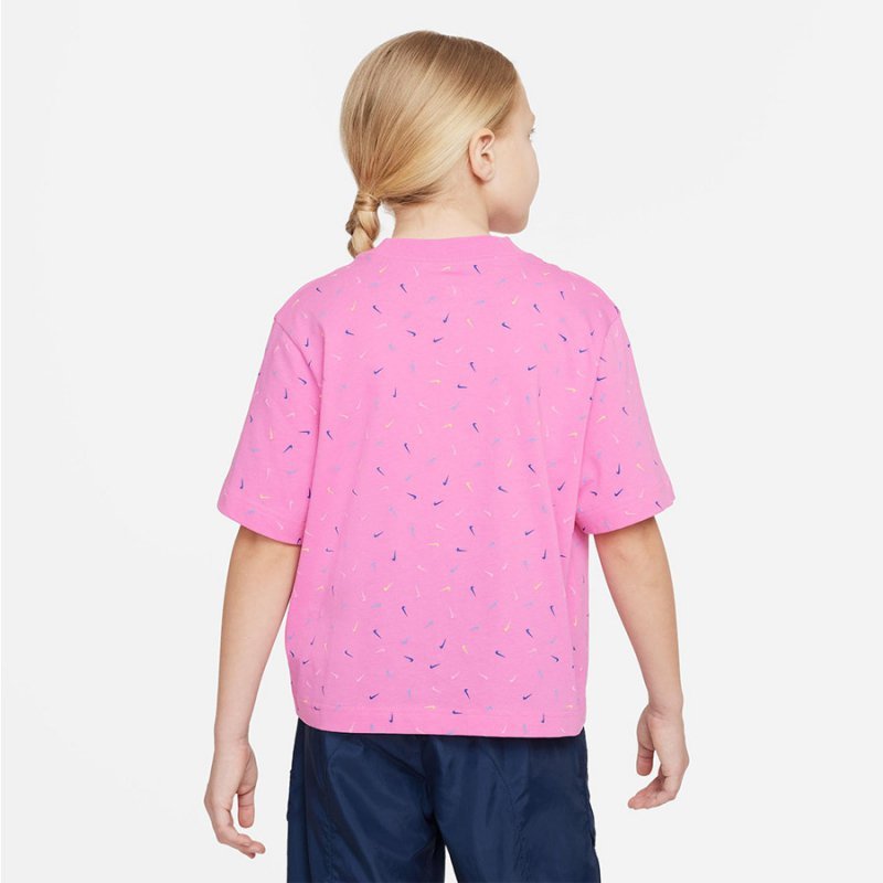 T-Shirt Nike Sportswear girls FD5366-620 różowy L (147-158cm)