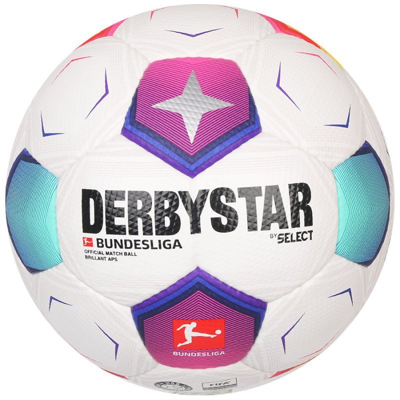Piłka DerbyStar Bundesliga 2023 Brillant APS biała biały 5