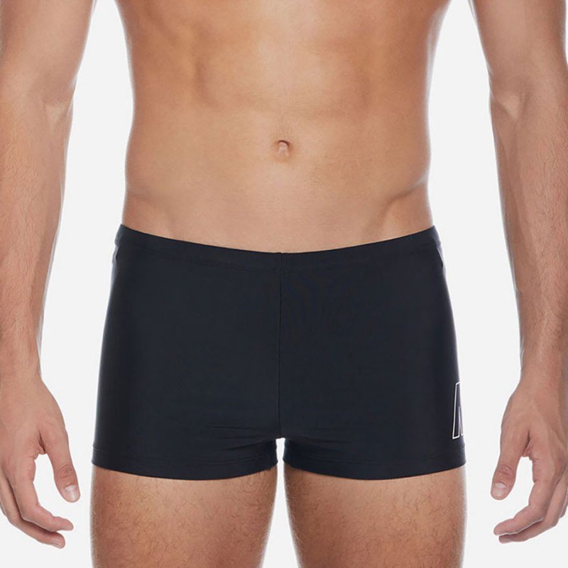 Kąpielówki Nike Logo NESSD646 001 M czarny