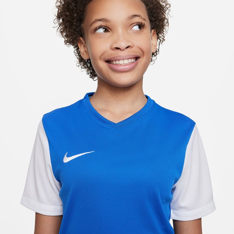 Koszulka Nike Tiempo Premier II Jr DH8389-463 niebieski M (137-147cm)