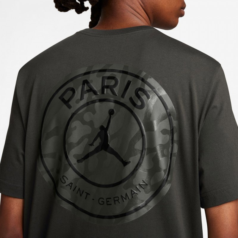 Koszulka Nike PSG SS Logo Tee FN5332-355 L grafitowy