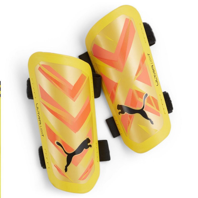 Nagolenniki Puma Ultra Light Strap 030875-09 pomarańczowy XS