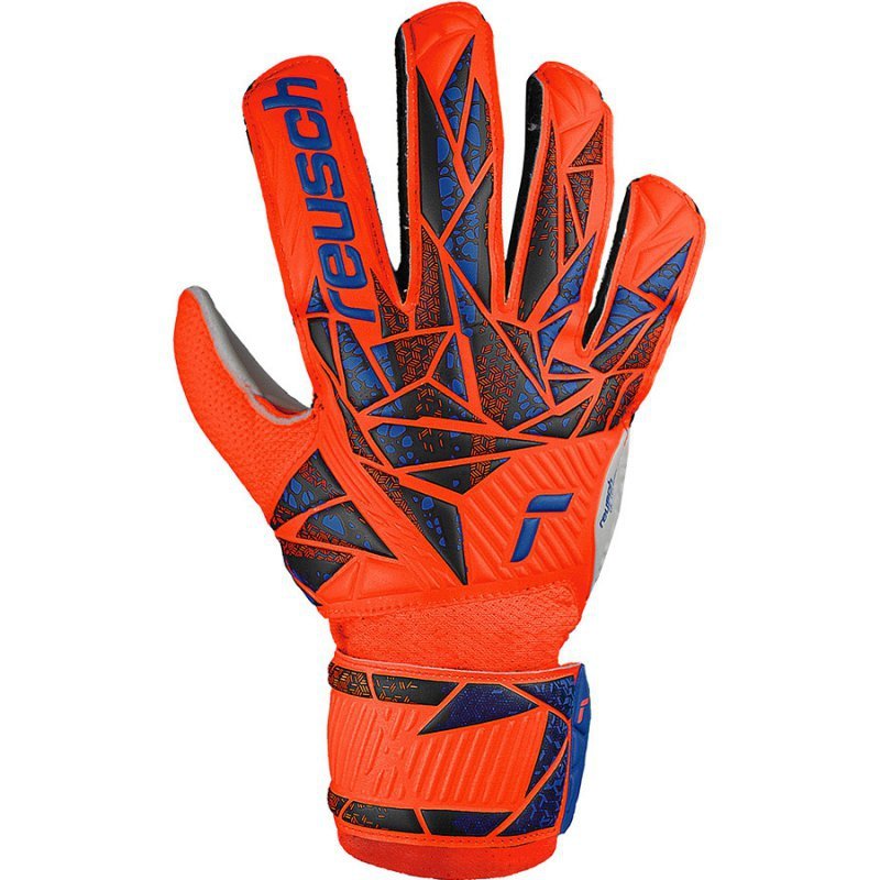 Rękawice Reusch Attrakt Infinity Solid Junior 54 72 515 2210 pomarańczowy 6,5