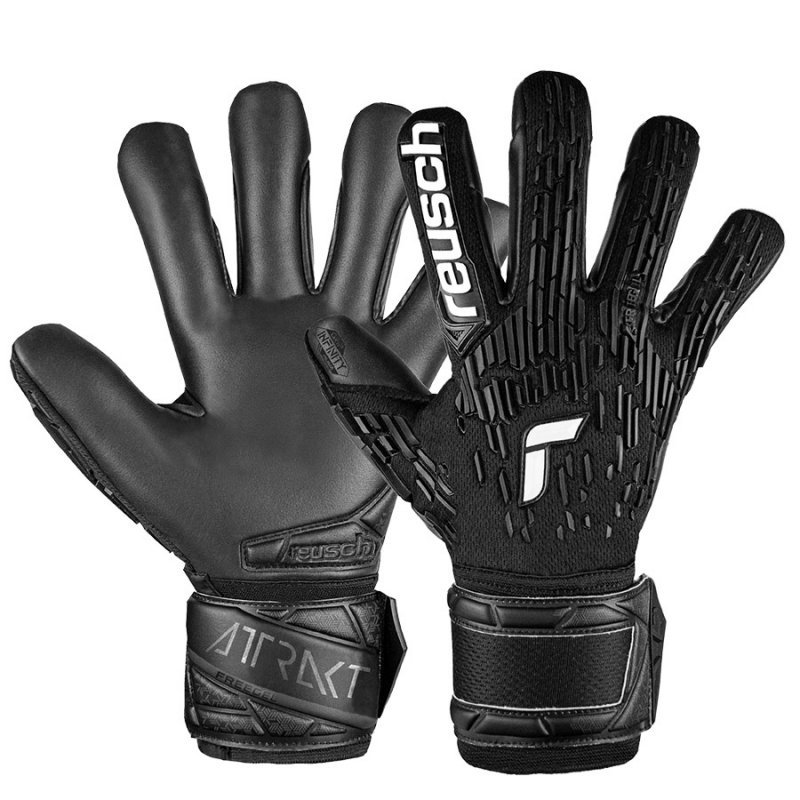 Rękawice Reusch Attrakt Freegel Infinity Finger Support 54 70 730 7700 czarny 9