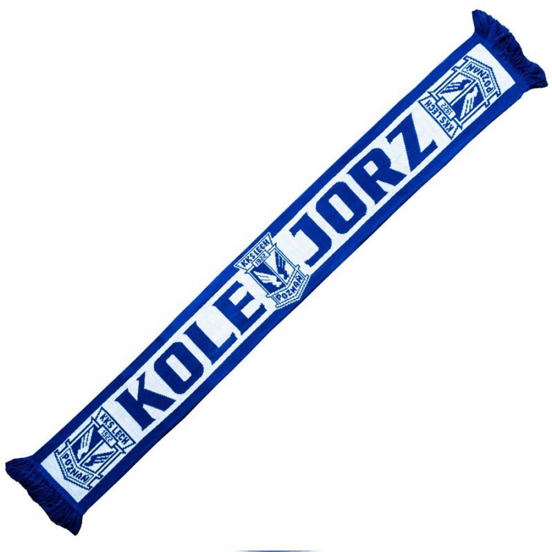 Szalik LP Kolejorz Niebiesko-Biały  