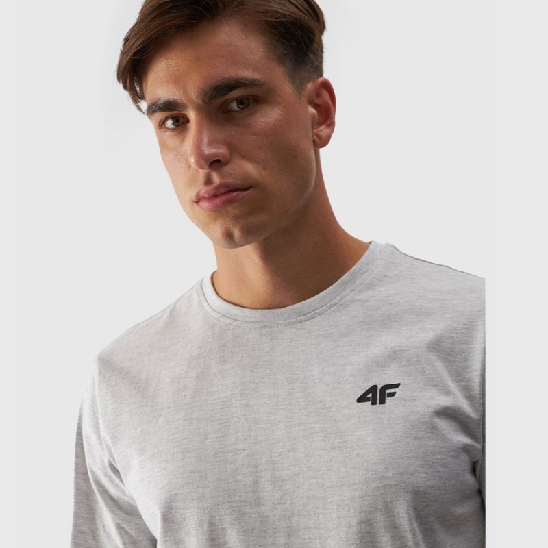 T-shirt 4F 4FWMM00TTSHM1843 27M szary XXL