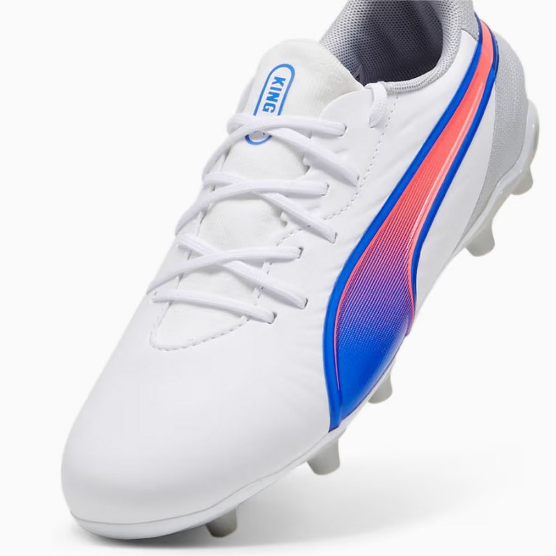 Buty Puma KING Match Jr FG/AG 108048-02 biały 37 1/2