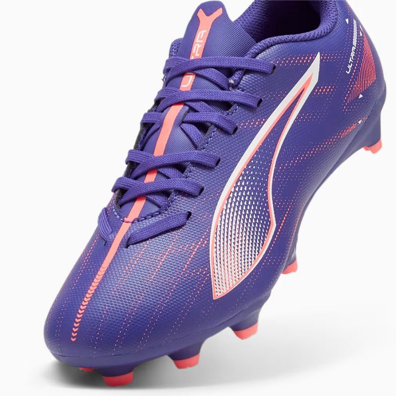 Buty Puma Ultra 5 Play Jr FG/AG 107695-01 fioletowy 38