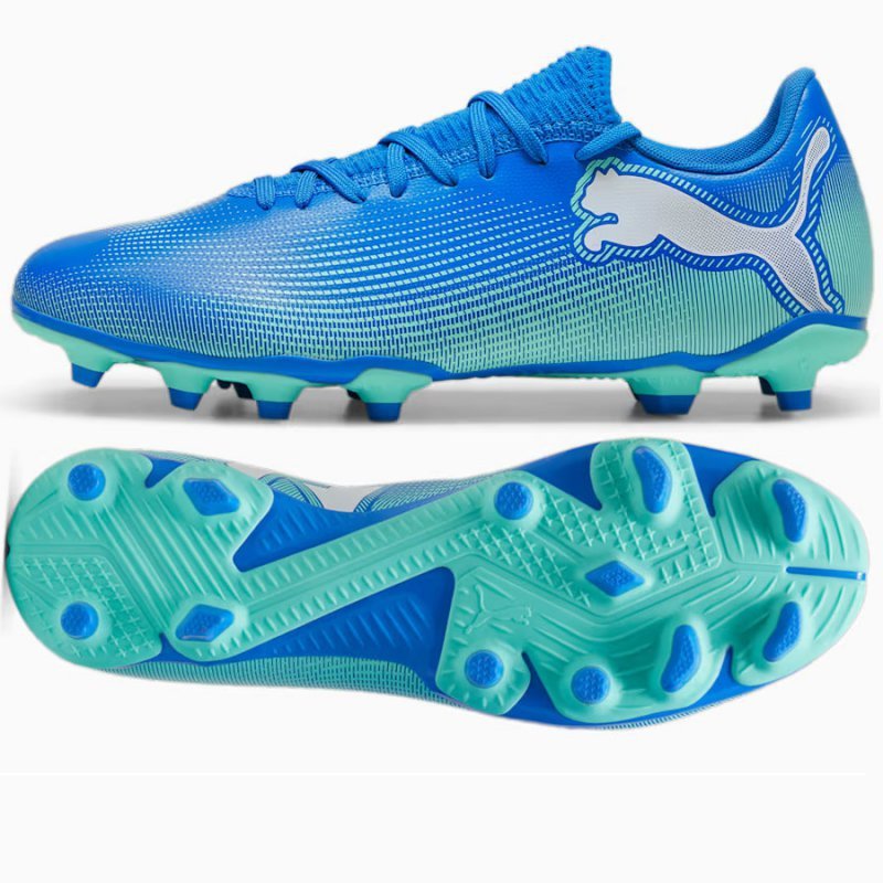 Buty Puma FUTURE 7 Play FG/AG 107939-01 niebieski 46