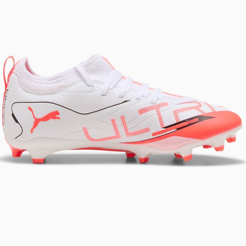Buty Puma Ultra 5 Match Jr FG/MG 108167-01 biały 37 1/2
