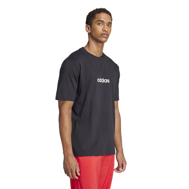 T-Shirt adidas Single Jersey Linear Tee JE8993 czarny L