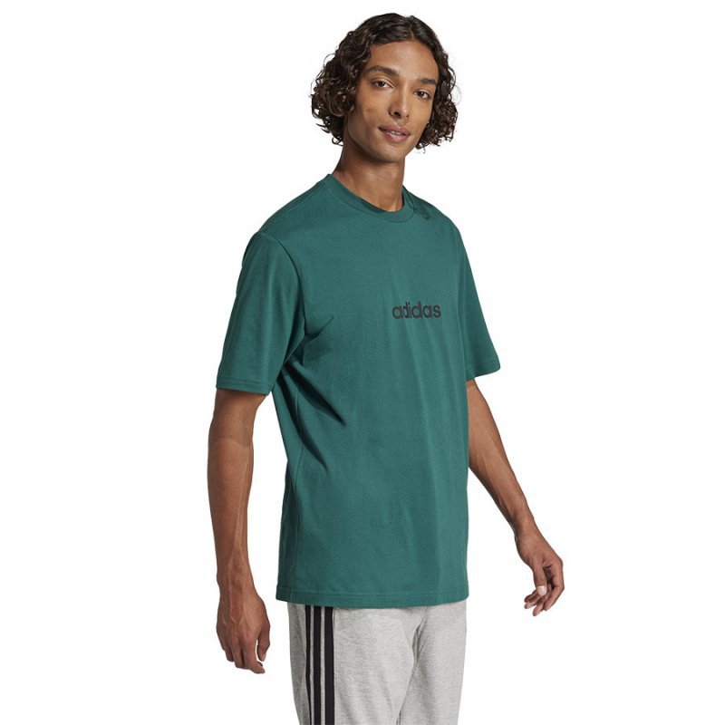 T-Shirt adidas Single Jersey Linear Tee JE8997 zielony XL