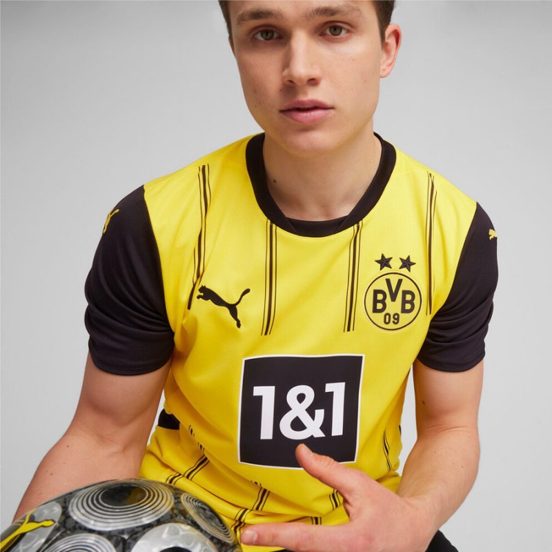 Koszulka Puma Borussia Dortmund Home JSY Replica 774946-01 S żółty