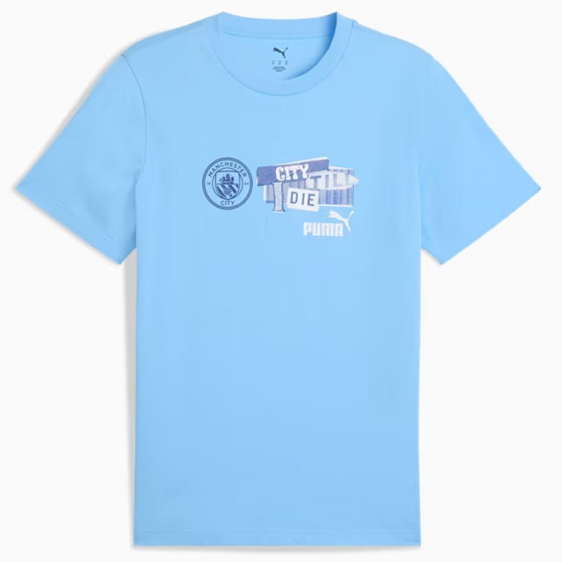 Koszulka Puma Manchester City ftbNGRY Tee 779119-39 niebieski M