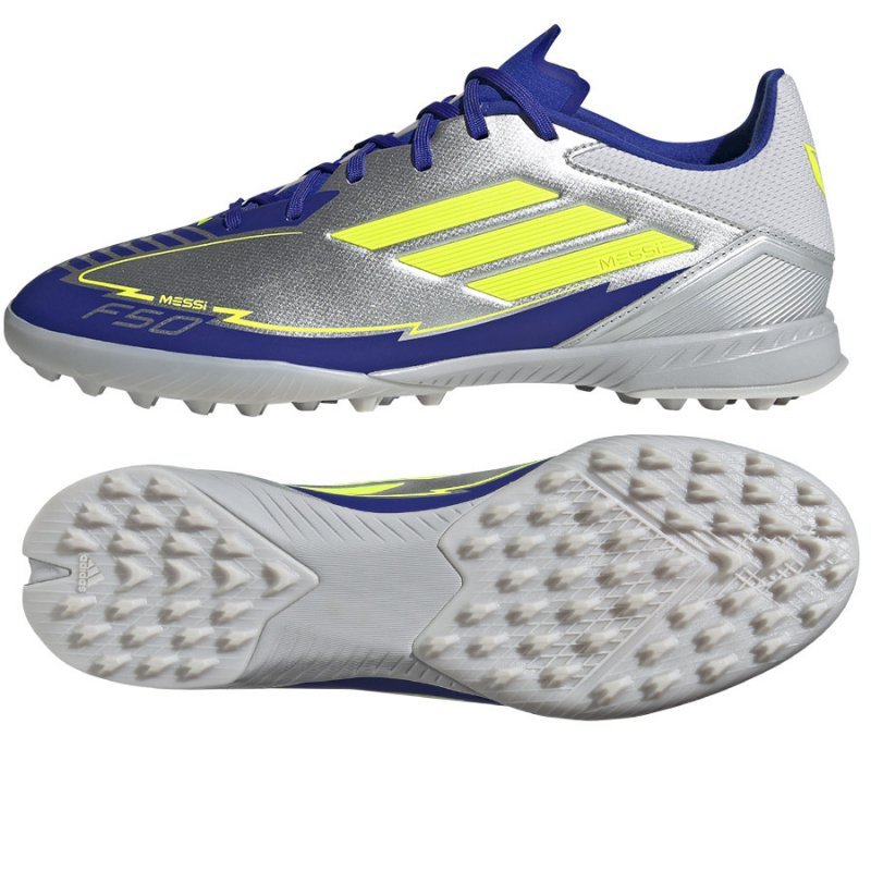Buty adidas F50 League Messi TF IH0919 srebrny 40 2/3