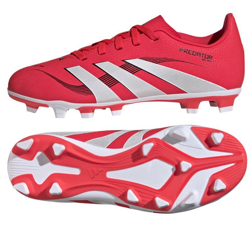 Buty adidas Predator Club Jr FG/MG ID3813 czerwony 38 2/3