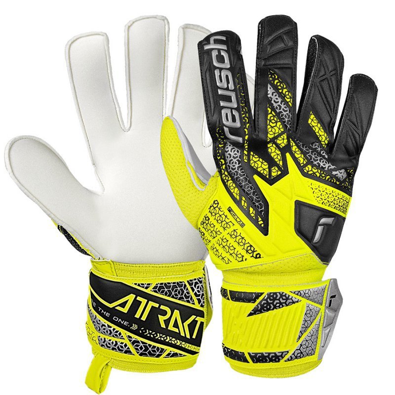 Rękawice Reusch Attrakt Solid 55 70 515 2014 żółty 9