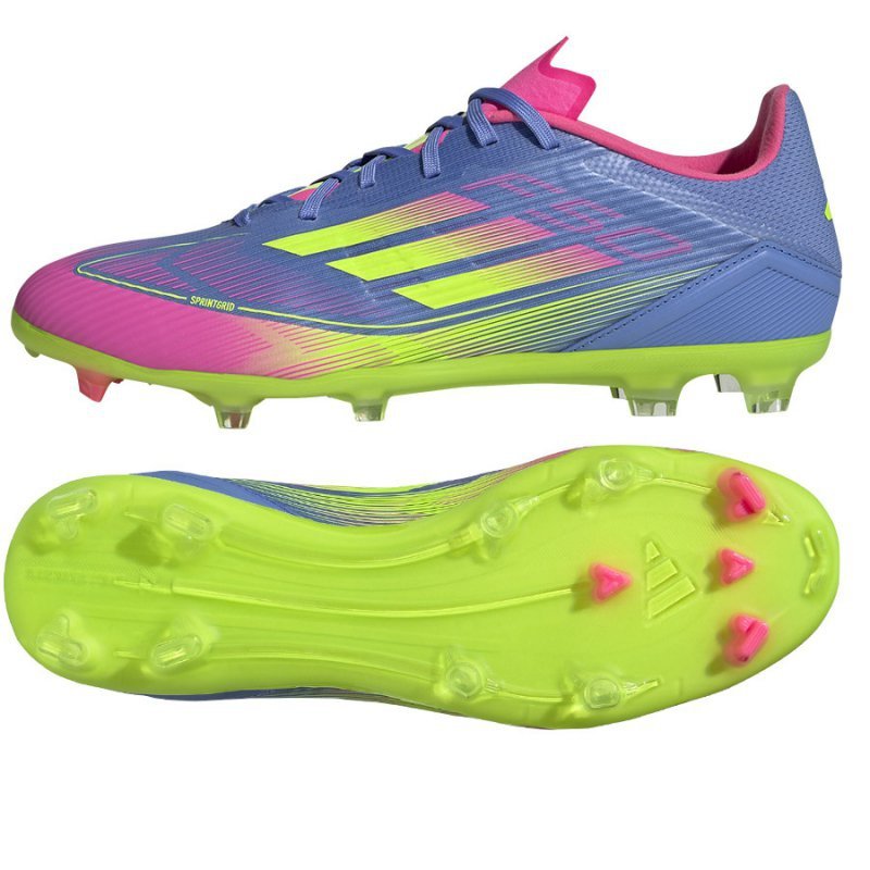 Buty adidas F50 League FG/MG IE1290 niebieski 42