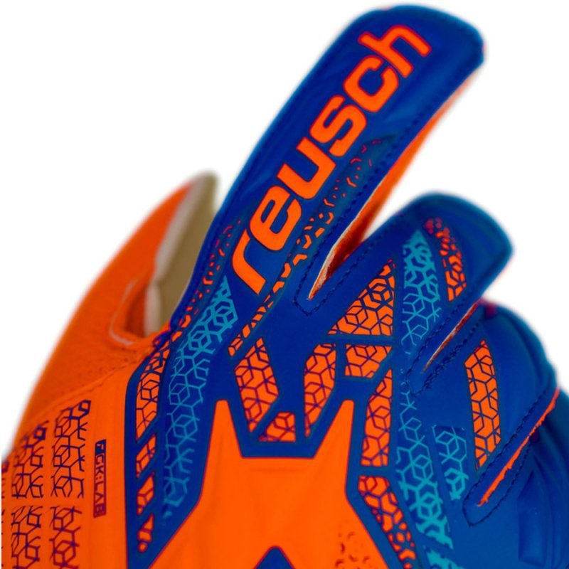 Rękawice  Reusch Attrakt Solid Junior 55 72 515 2014 pomarańczowy 7,5