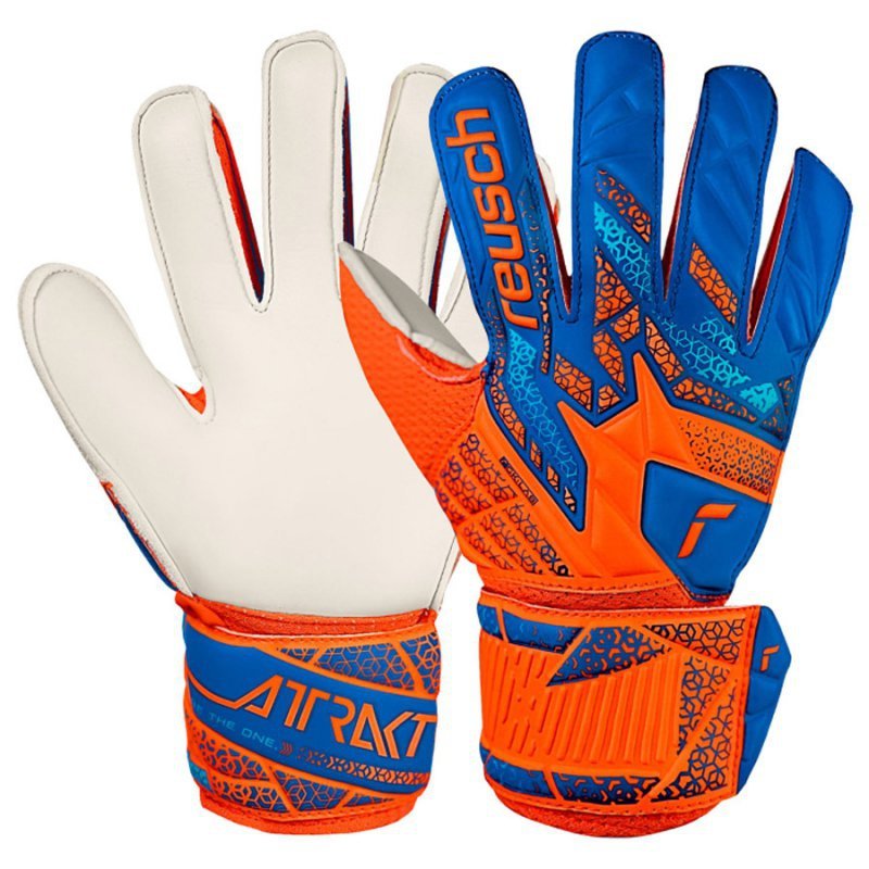 Rękawice  Reusch Attrakt Solid Junior 55 72 515 2014 pomarańczowy 8