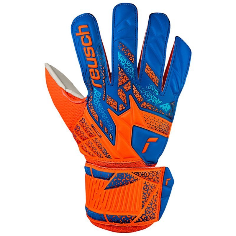 Rękawice  Reusch Attrakt Solid Junior 55 72 515 2014 pomarańczowy 8