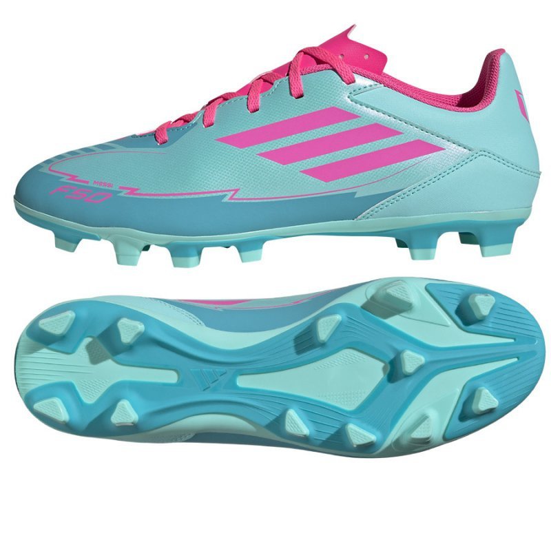 Buty adidas F50 Club FG/MG IH0929 niebieski 45 1/3