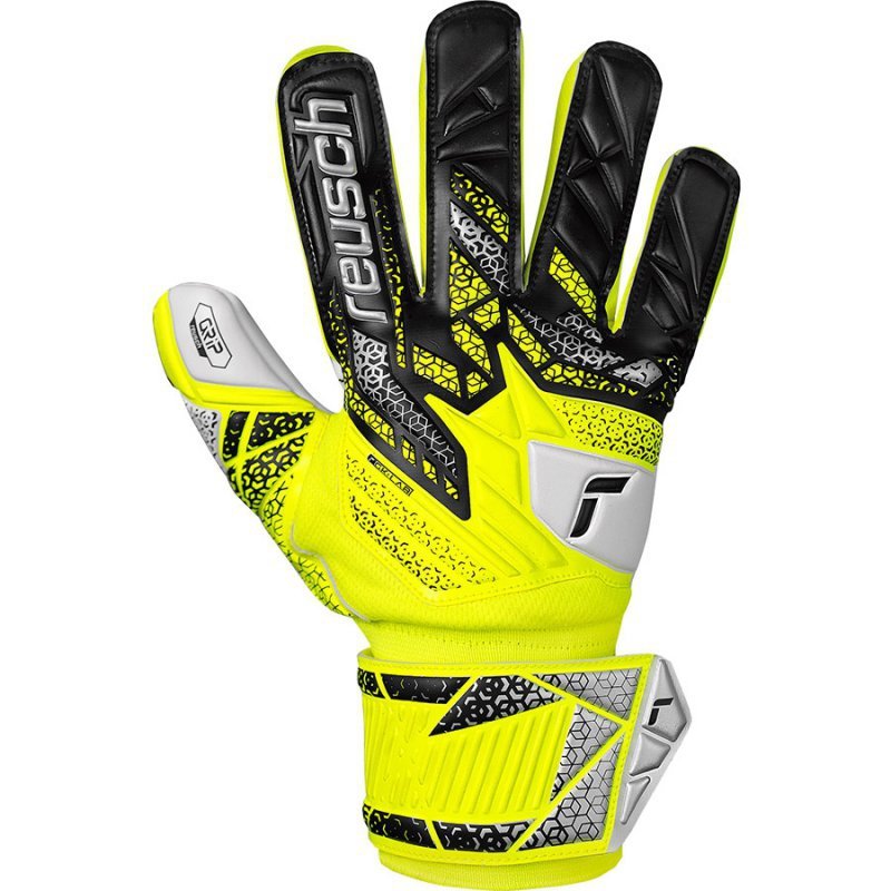 Rękawice bramkarskie Reusch Attrakt Grip Junior 55 72 815 2014 żółty 7,5