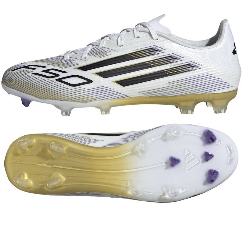 Buty adidas F50 League FG/MG FG Jr JI0005 biały 41 1/3