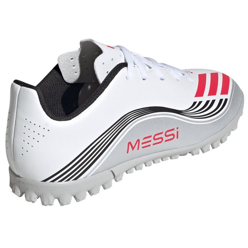 Buty adidas F50 Messi Club Jr TF JP7453 biały 38