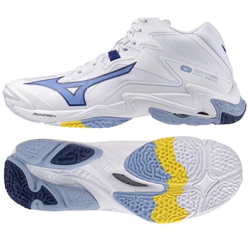 Buty Mizuno WAVE LIGHTNING Z8 MID V1GA240597 44 1/2 biały
