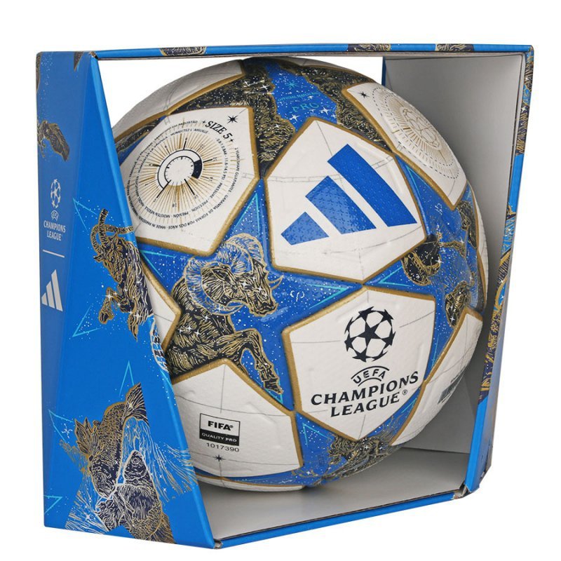 Piłka adidas UCL PRO JD0188 biały 5