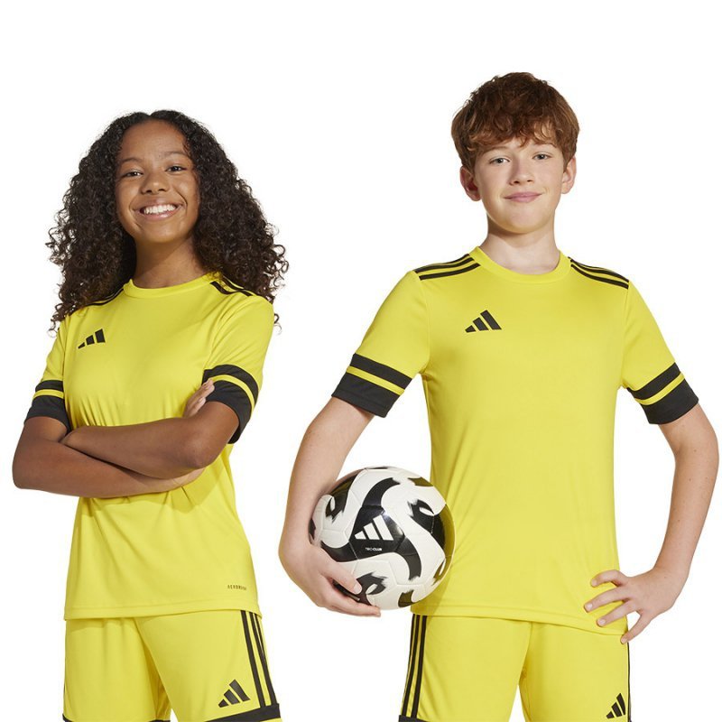 Koszulka adidas SQUADRA 25 JSY Y JJ0056 żółty 116 cm