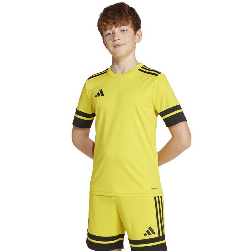 Koszulka adidas SQUADRA 25 JSY Y JJ0056 żółty 140 cm