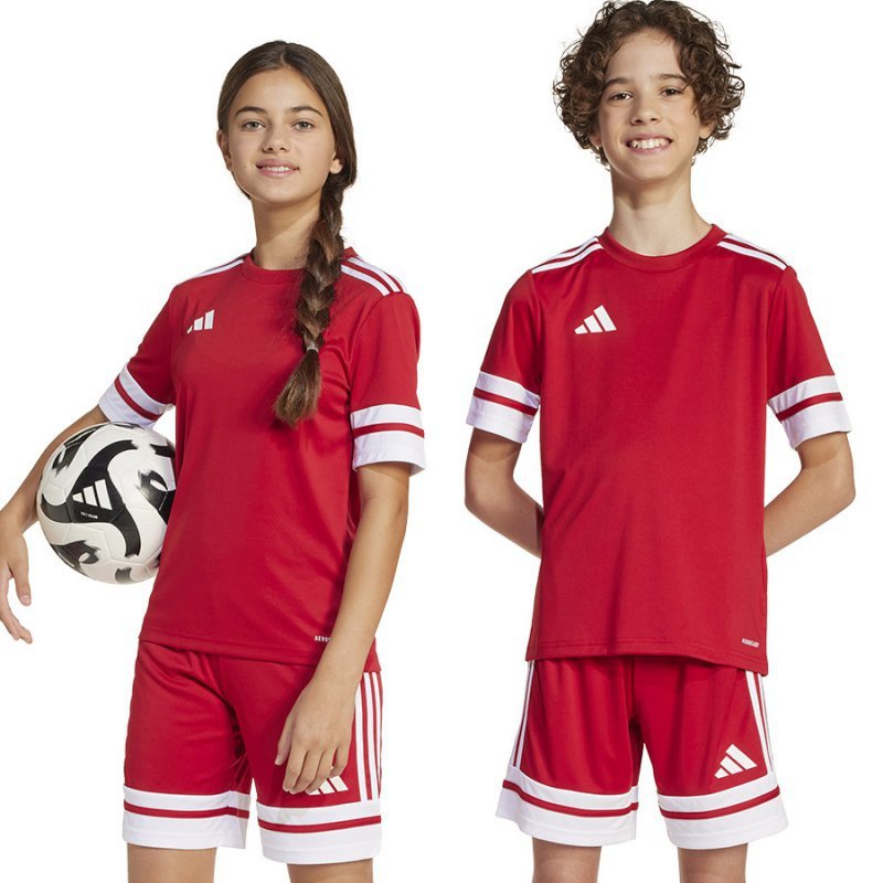 Koszulka adidas SQUADRA 25 JSY Jr JJ0051 czerwony 152 cm