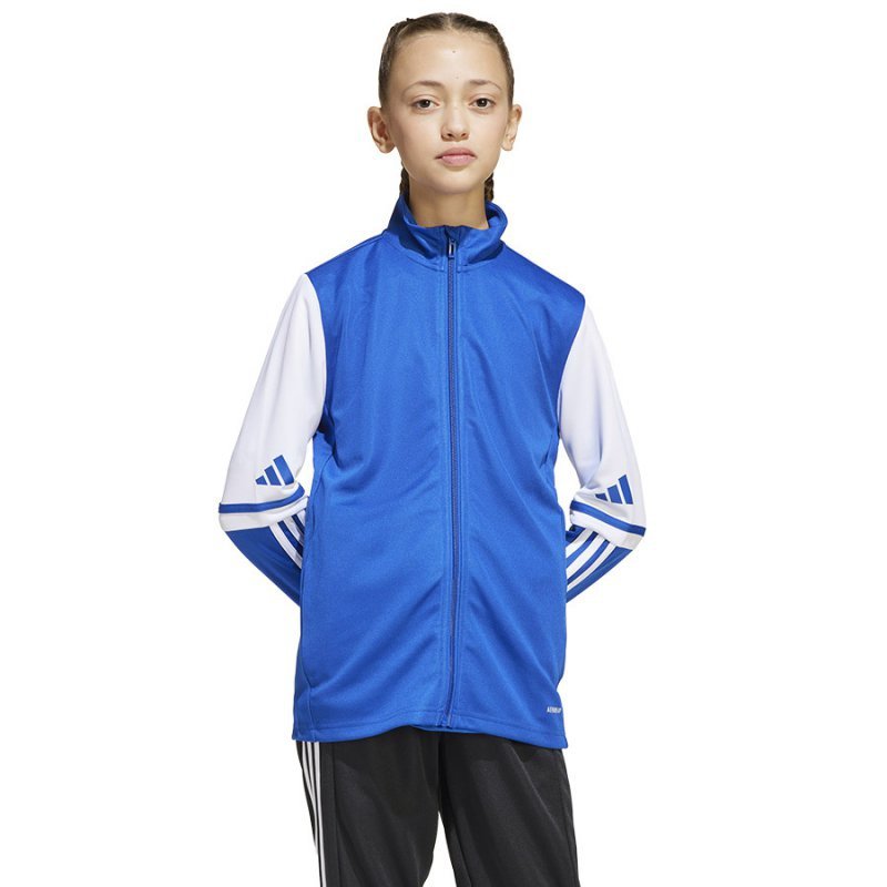 Bluza adidas SQUADRA 25 Training JKT Jr JD4798 niebieski 140 cm