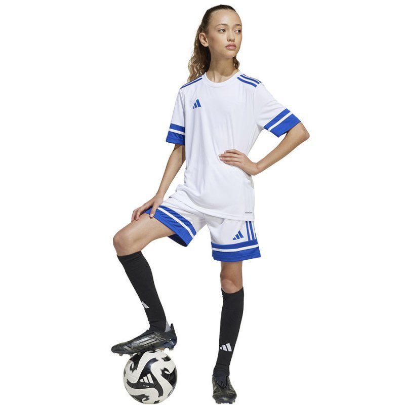 Koszulka adidas SQUADRA 25 JSY Jr JJ0060 biały 176 cm