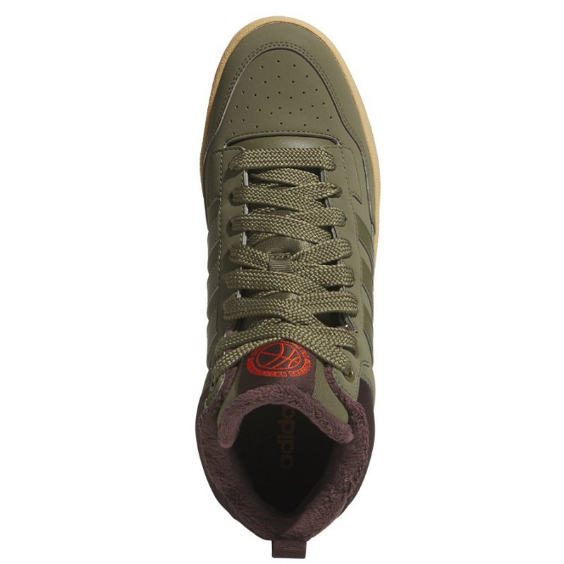 Buty adidas Rapid Court Mid Winterized JR0184 zielony 42