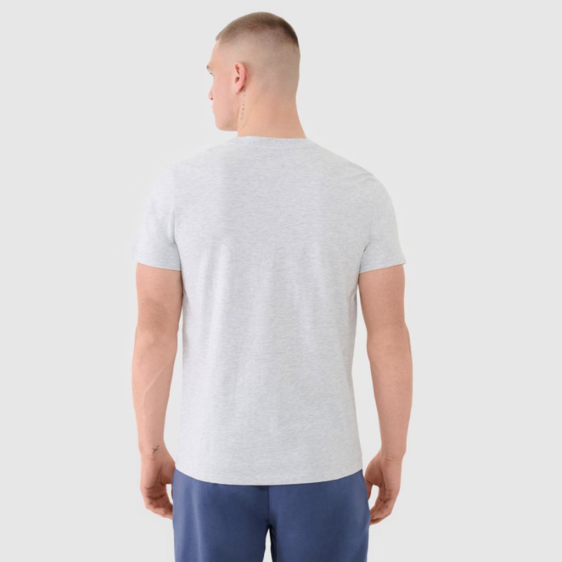 T-shirt 4F 4FWMM00TTSHM2256S 27M szary M