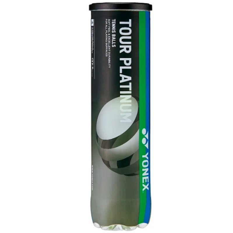 Piłka tenisowa Yonex Tour Platinum 4 szt żółty 