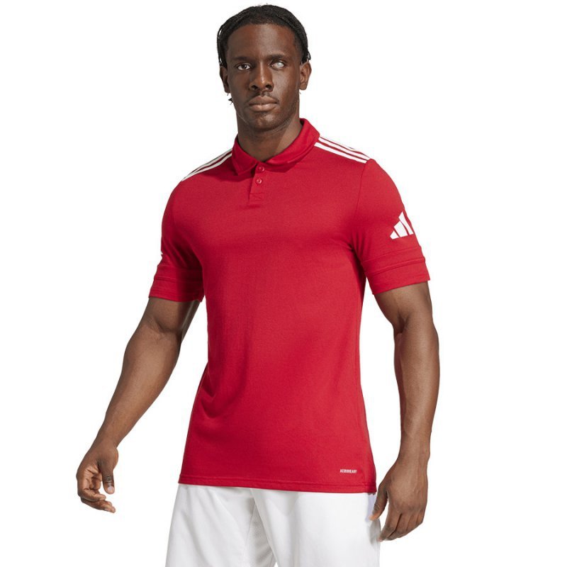 Koszulka adidas Polo SQUADRA 25 JY3418 czerwony M