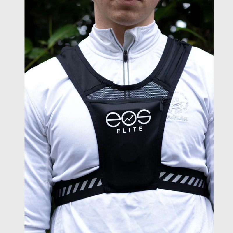 Kamizelka biegowa EOS ELITE UltraLight Black uniwersalny czarny