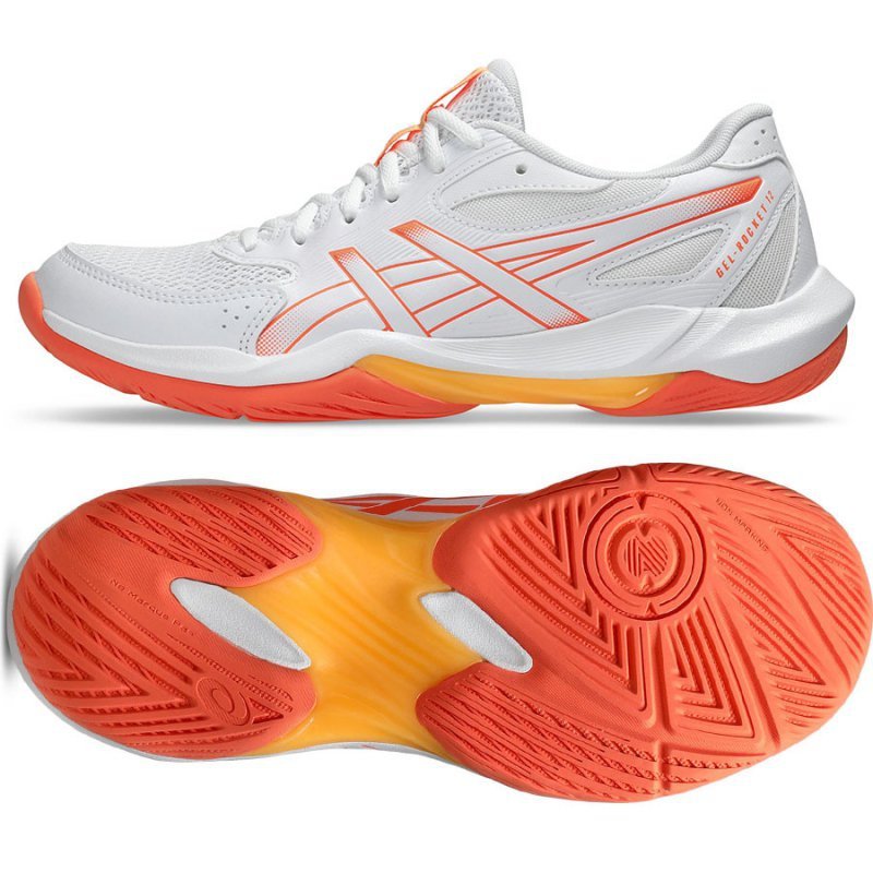 Buty Asics GEL-ROCKET 12 1072A119 100 42 biały