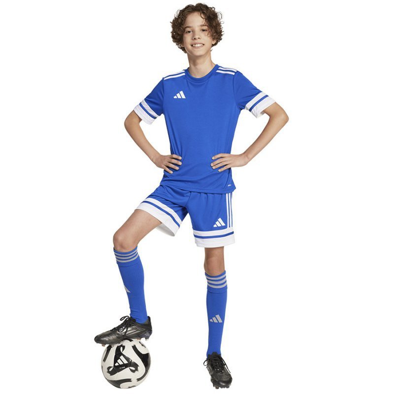 Spodenki adidas SQUADRA 25 JJ2419 niebieski 164 cm