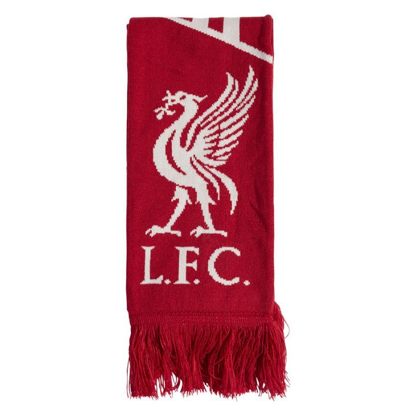 Szal adidas Liverpool FC JZ5883 czerwony one size
