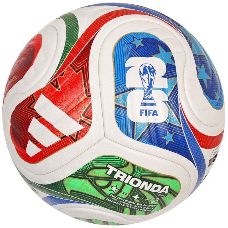 Piłka adidas TRIONDA Pro World Cup JD8021 biały 5