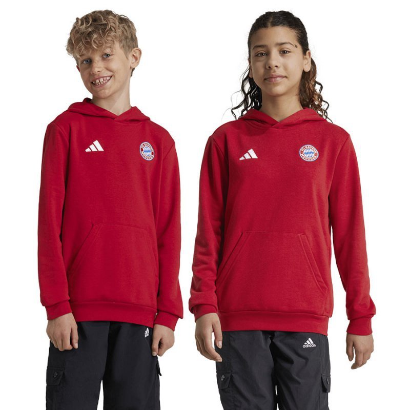 Bluza adidas FC Bayern HD Junior Jr IT4134 czerwony 140 cm