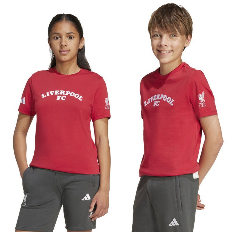 Koszulka adidas Liverpool FC Tee Junior JW7878 czerwony 140 cm