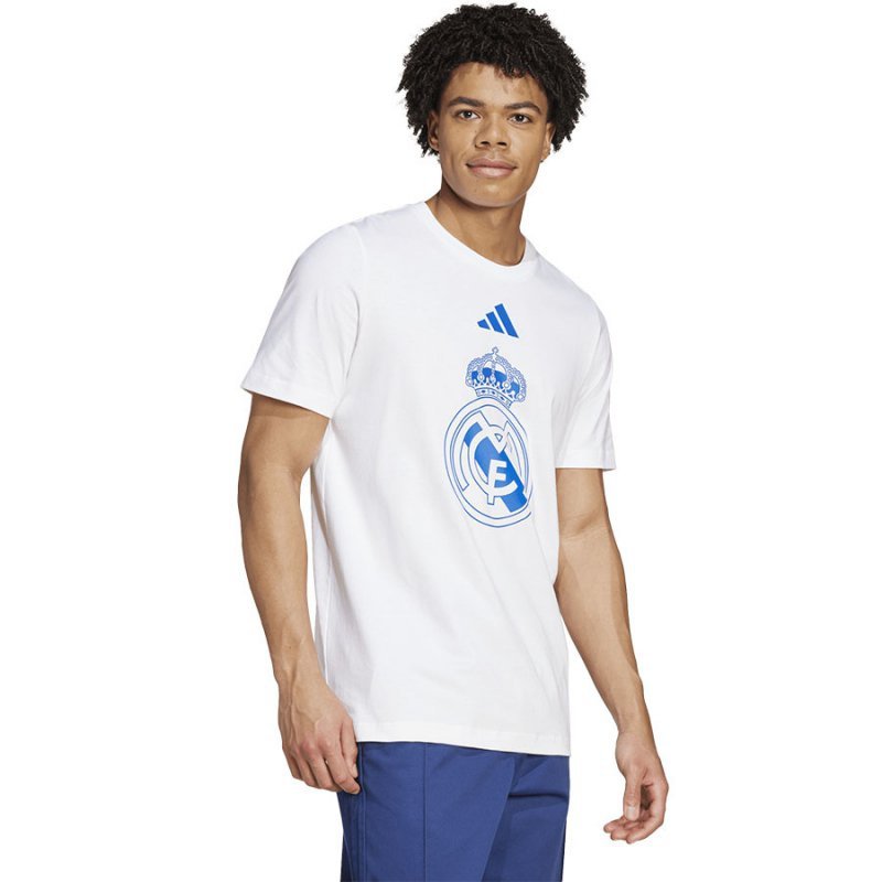 Koszulka adidas Real Madryt DNA Graphic Tee IM7470 S biały