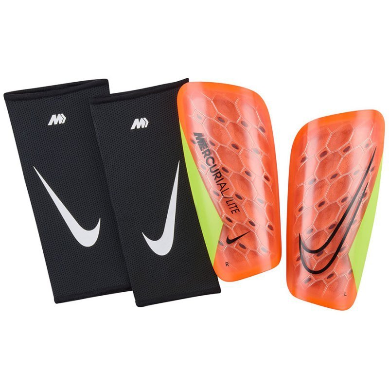 Nagolenniki Nike Mercurial Lite SuperLock DN3611-830 pomarańczowy L