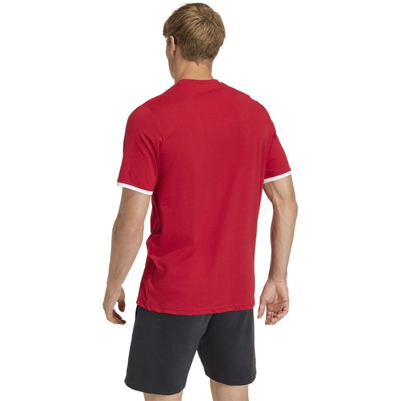 Koszulka adidas ENTRADA 26 Tee JZ6676 czerwony XXXL